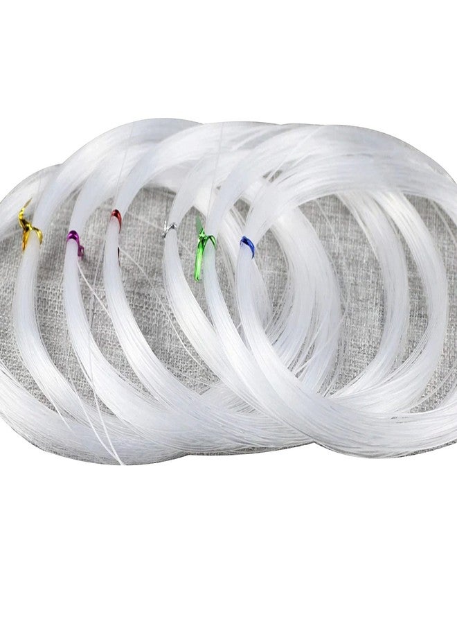 Domick Nylon Thread String for Beading, Jewelry Making, Fishing & All Craft Works.8 in 1(0.3MM)(0.4MM)(0.5MM)(0.6MM)(0.7MM)(0.8MM)(0.9M)(1MM) 25 mtr Each. - Image 1